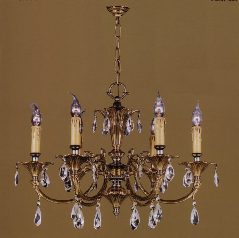 Люстра Bejorama art.16006, производство Испания; Высота:44 ;Диаметр:64 ;Глубина: ; Количество ламп: 6; E-14 Максимальная мощность лампы:40 Вт.;  Цена: ;  