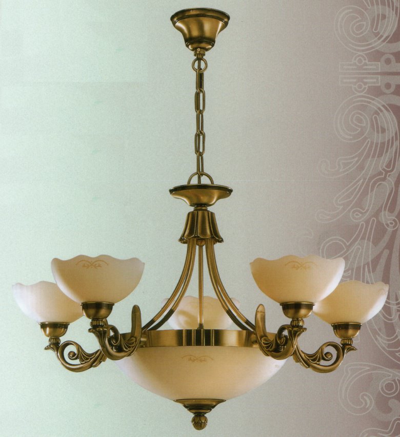 Люстра Bejorama art.21385, производство Испания; Высота:49 ;Диаметр:76 ;Глубина: ; Количество ламп: 3;  Максимальная мощность лампы: 60 Вт.;+ 5;  Максимальная мощность лампы: 60 Вт.; Цвет: антик матовый;  Цена: ; 