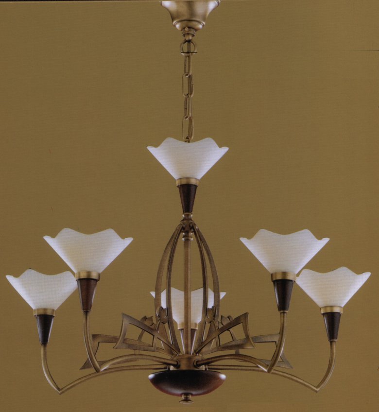 Люстра Bejorama art.22095, производство Испания; Высота:45 ;Диаметр:68 ;Глубина: ; Количество ламп: 5; G9; Максимальная мощность лампы: 60 Вт.;  Цена: ; 