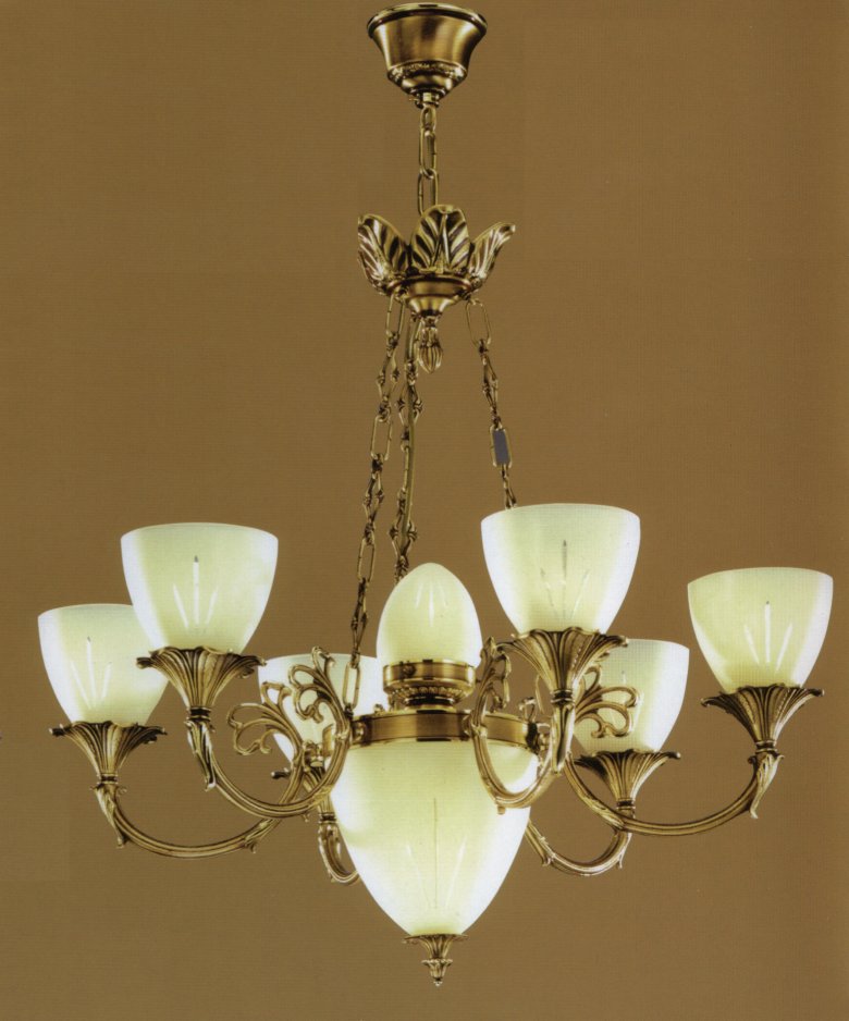 Люстра Bejorama art.22656, производство Испания; Высота:72 ;Диаметр:78 ;Глубина: ; Количество ламп: 6; Е-14; Максимальная мощность лампы: 60 Вт. +3 Е-14; Максимальная мощность лампы: 25 Вт. ;  Цена: ; 