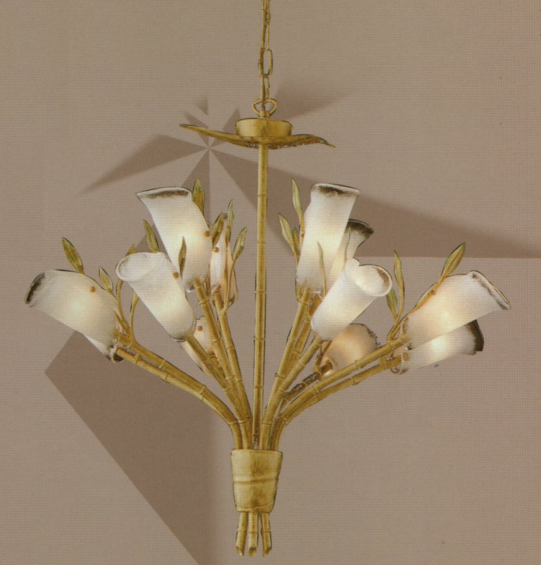 Люстра Maniluz art.51448+4, производство Испания; Высота:60 ;Диаметр:75;Глубина: ; Количество ламп: 12; G9; Максимальная мощность лампы:40 Вт.;  Цена: ; 