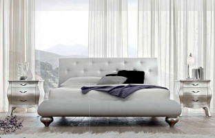 Кровать Zivago со стразами  фабрика Santarossa  коллекция Vogue