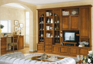 Итальянская классическая мебельная стенка Donatello Maronese композиция DO 207