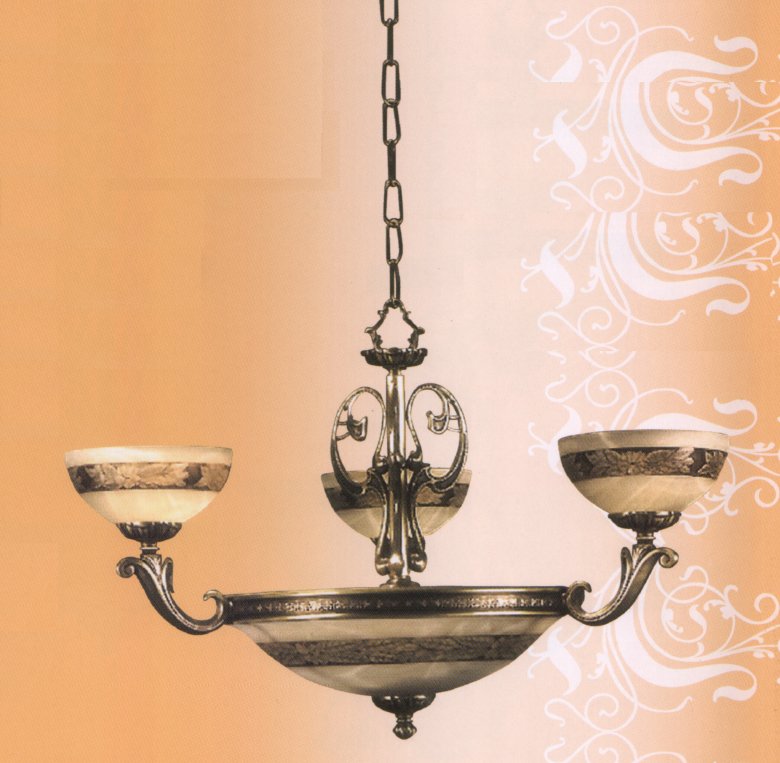 Люстра Vidrios Granada art.2008_3+2, производство Испания; Высота:50 ;Диаметр:72;Глубина: ; Количество ламп:3хЕ27 ; Максимальная мощность лампы:60 Вт.;+ 2хЕ14 -40Вт.   Цена: ; 