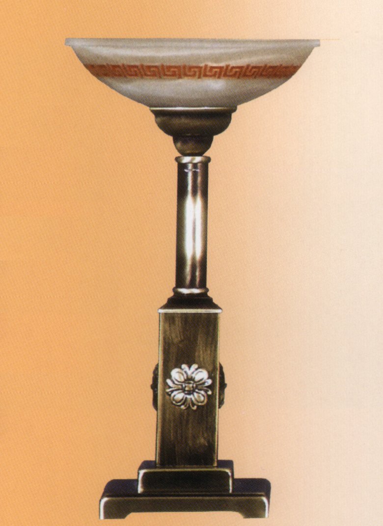 Настольная лампа Vidrios Granada art.7163_sb, производство Испания; Высота:46 ;Диаметр:25;Глубина: ; Количество ламп:1xE27 ; Максимальная мощность лампы:60 Вт.;  Цена: ; 